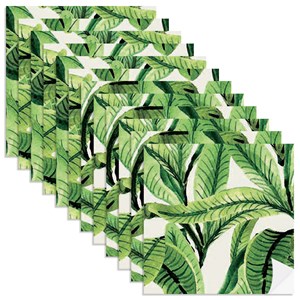 Adesivo para Azulejo Paisagem Tropical Bege e Verde