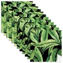 Adesivo para Azulejo Paisagem Tropical Preto e Verde