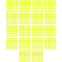 Adesivo para Azulejo Piquenique Amarelo e Branco