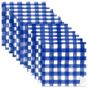 Adesivo para Azulejo Piquenique Azul e Branco