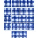 Adesivo para Azulejo Piquenique Azul e Branco
