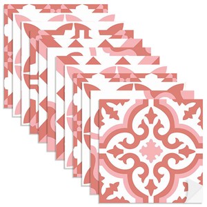 Adesivo para Azulejo Tradicional Rosa