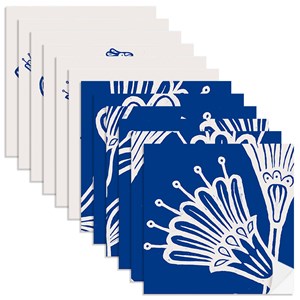 Adesivo para Azulejo Vento Leste Azul I