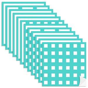 Adesivo para Azulejo Xadrez Geométrico Azul Claro