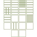 Adesivo para Azulejo Xadrez Geométrico Verde I