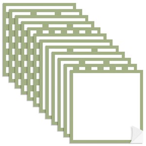 Adesivo para Azulejo Xadrez Geométrico Verde II