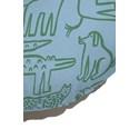 Almofada de Chão Bichos Bacanas Azul e Verde