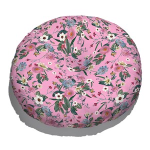 Almofada de Chão Floral Cool Rosa II