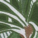 Bandeja Palmeira rabiscada III Verde e Bege