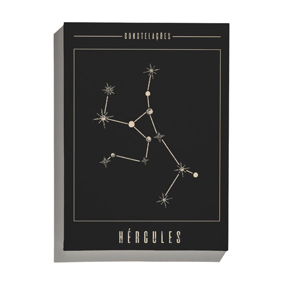 Canvas Constelações Hércules Preto