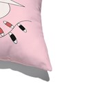 Capa de Almofada Funny Dreams Rosa e Branco