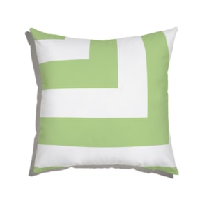 Capa De Almofada Geométrico Linhas Grossas Verde E Branco Bobinex Linhas Grossas Verde E Branco, Pier One Patio Cushion Covers