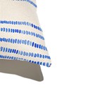 Capa de Almofada Listras Latina Bege e Azul