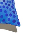 Capa de Almofada Onça Latina Bege e Azul