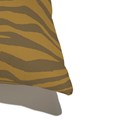 Capa de Almofada Tigre Baby Mostarda e Marrom