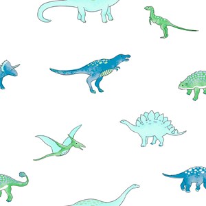Painel Dinossauros Azul e Azul Marinho
