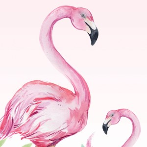 Painel Flamingos Rosa