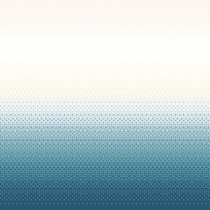 Papel de Parede Degradê Pixel Bege e Azul