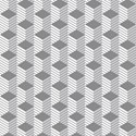 Papel de Parede Geométrico Cubos Expanso Cinza e Preto