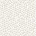Papel de Parede Geométrico Labirinto Cinza e Branco