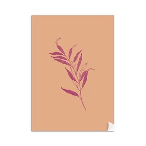 Poster Borboletas Rosa e Laranja