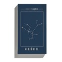Quadro em Canvas Constelações Andromeda Azul Marinho
