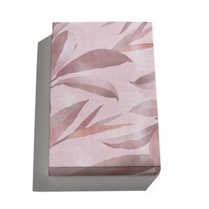 Quadro em Canvas Folhagem Clássica Rosa