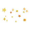 Sticker Estrelas Amarelo e Laranja