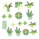 Sticker Plantinhas Verde